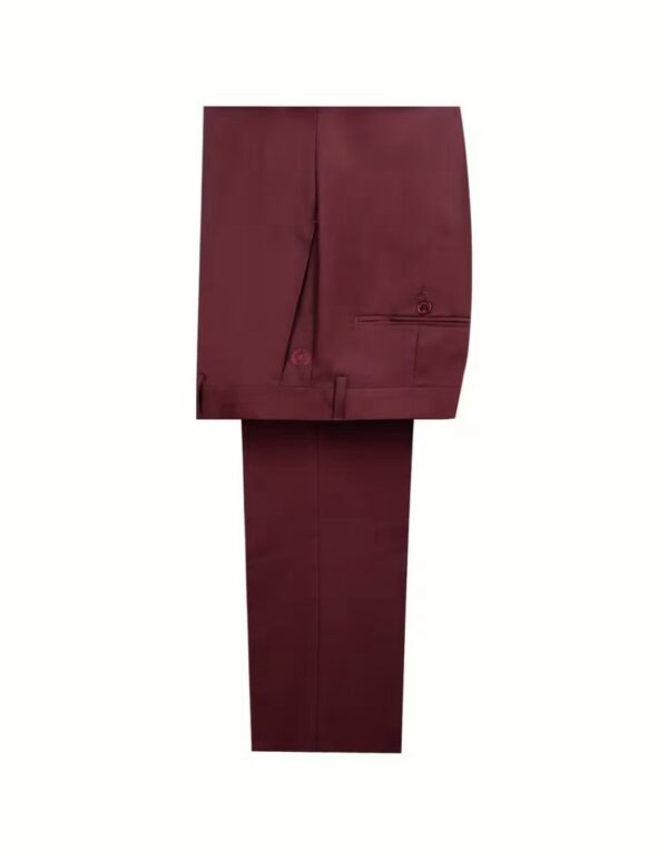 New Burgundy Safari Classic Suit