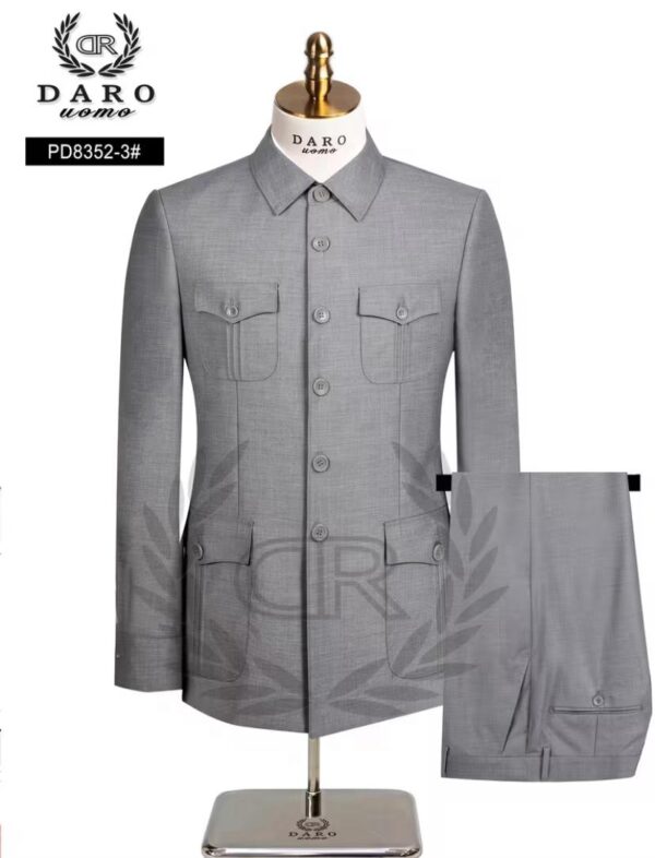 New Gray Safari Classic Suit