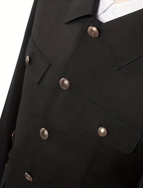 New Black Safari Classic Suit