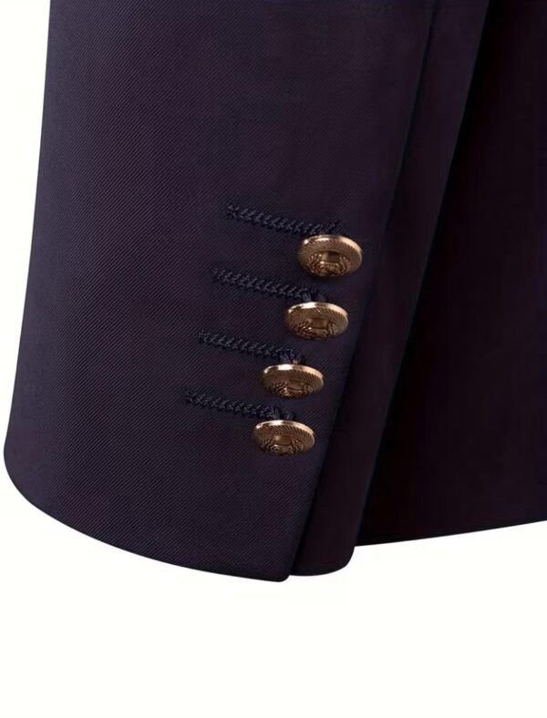New Dark Blue Safari Classic Suit