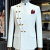 White classic Chinese suit